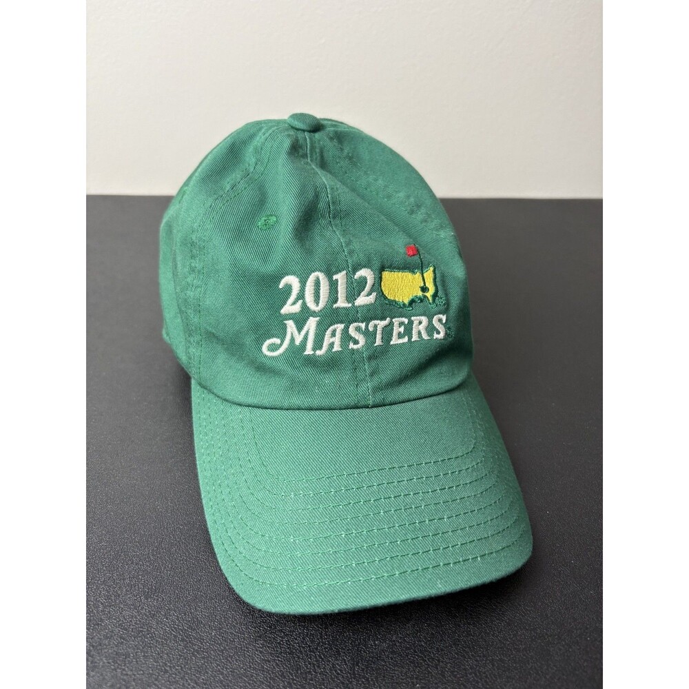 The Masters 2012 Hat Green Large Logo 100% Cotton